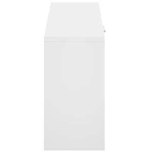 Botník bílý s vysokým leskem 80 x 24 x 45 cm, z umělého dřeva - obrázek 5