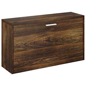 vidaXL jalatsipink, suitsutatud tamm, 103 x 30 x 48 cm, tehispuit