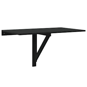 vidaXL kokkupandav seinalaud, must, 100 x 60 x 56 cm, tehispuit