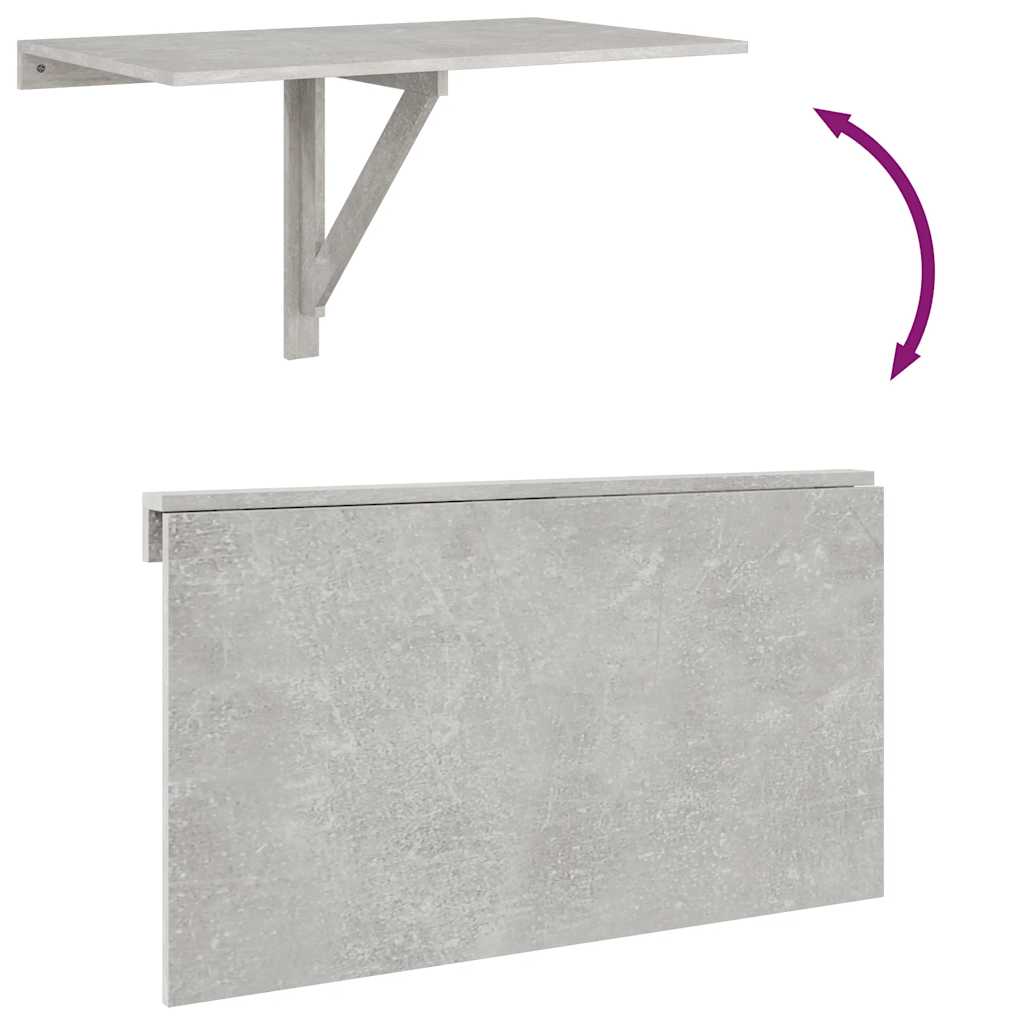 Mesa Plegable de Pared Escritorio Flotante de Ordenador para Bar Cocina vidaXL - Imagen 23 de 60