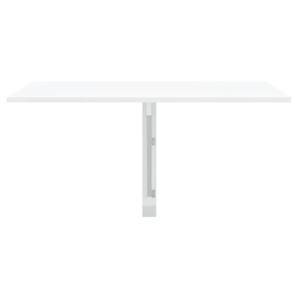 vidaXL Folding Wall Table High Gloss White 100x60x56 cm Engineered Wood