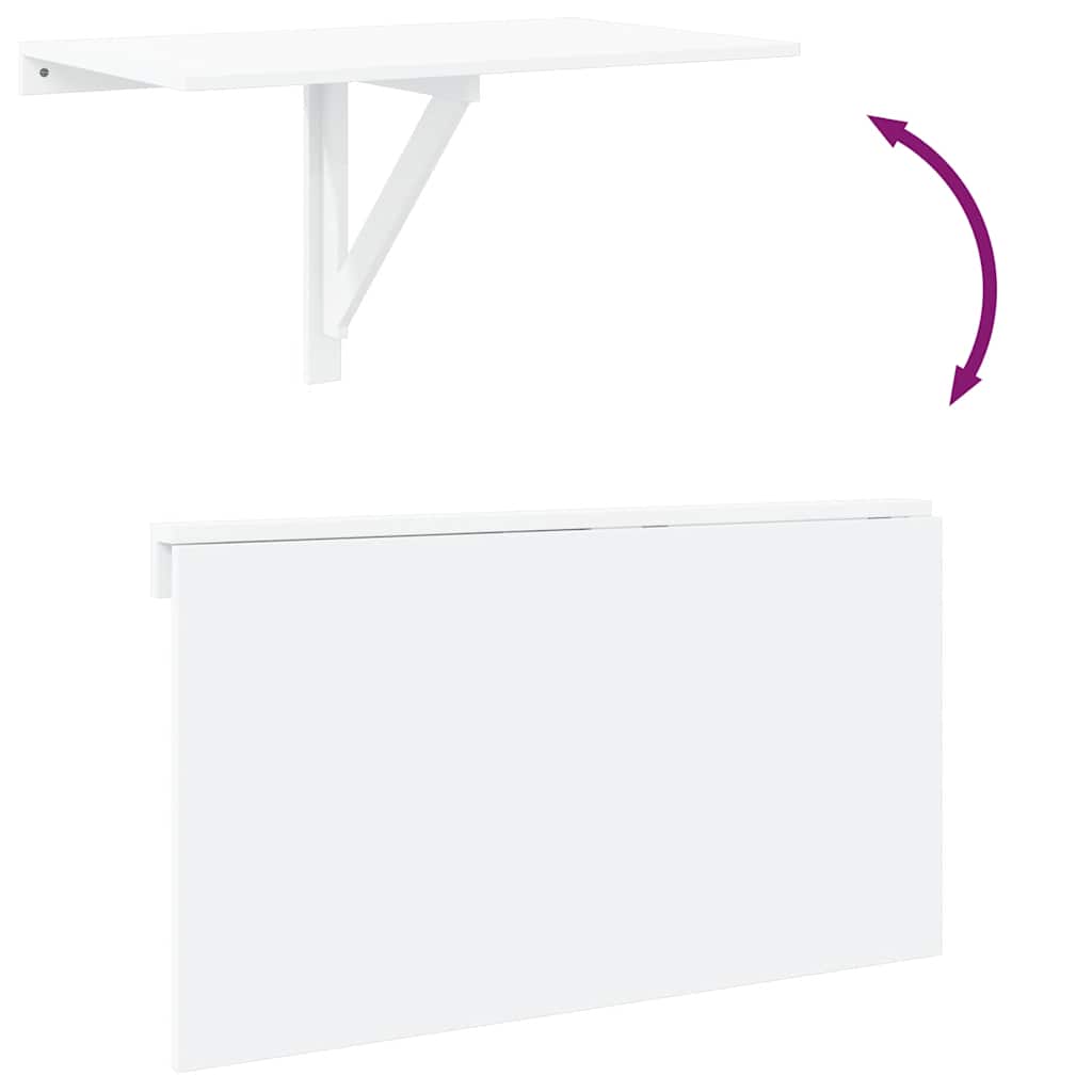 Mesa Plegable de Pared Escritorio Flotante de Ordenador para Bar Cocina vidaXL - Imagen 14 de 60