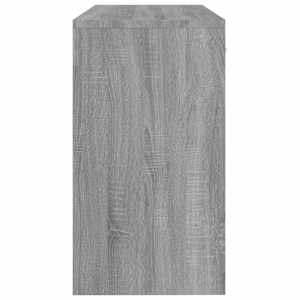 Psací stůl zásuvka a skříňka šedý sonoma 100x40x73 cm kompozit - obrázek 7