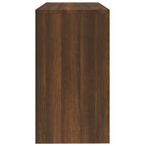 Psací stůl zásuvka a skříňka hnědý dub 100x40x73 cm kompozit - obrázek 7