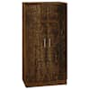 vidaXL kingakapp, suitsutatud tamm, 55 x 35 x 108 cm, tehispuit
