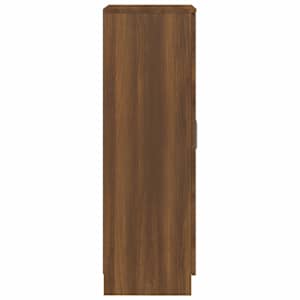Botník hnědý dub 55x35x108 cm kompozitní dřevo - obrázek 5