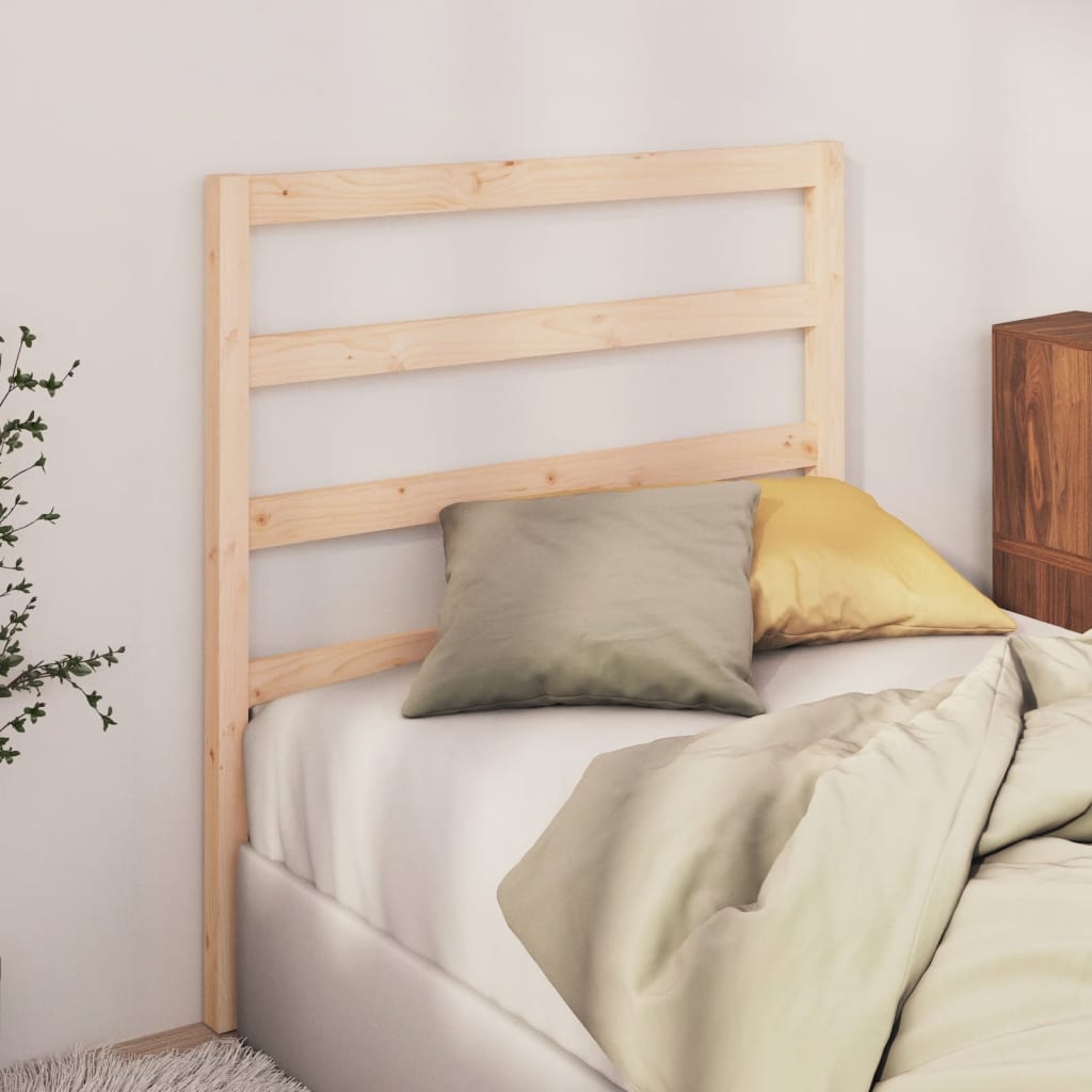 vidaXL Bed Headboard 106x4x100 cm Solid Wood Pine