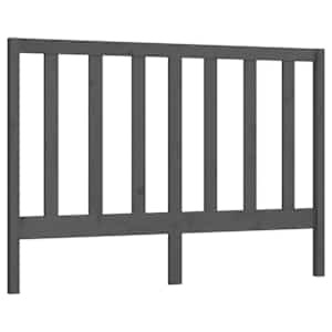 Čelo postele šedé 166 x 4 x 100 cm masivní borovice - obrázek 2