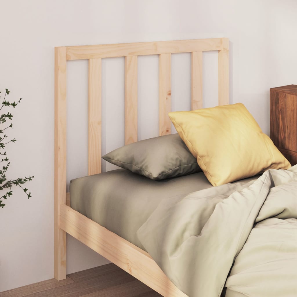 Cabecero de cama madera maciza de pino 96x4x100 cm