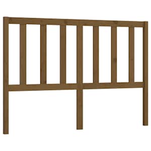 Čelo postele medově hnědé 126 x 4 x 100 cm masivní borovice - obrázek 2