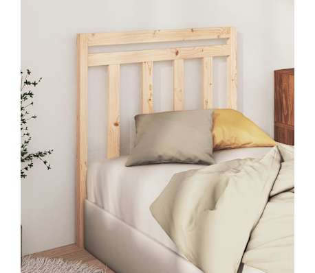 vidaXL Bed Headboard 81x4x100 cm Solid Wood Pine