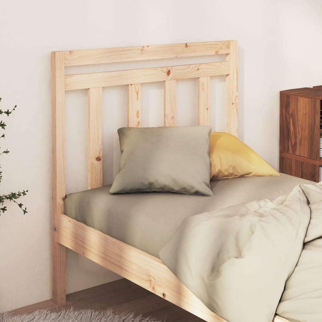 vidaXL Tăblie de pat, 81x4x100 cm, lemn masiv de pin vidaXL imagine 2022