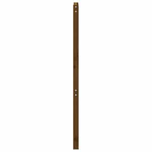 Čelo postele medově hnědé 96 x 4 x 100 cm masivní borovice - obrázek 5