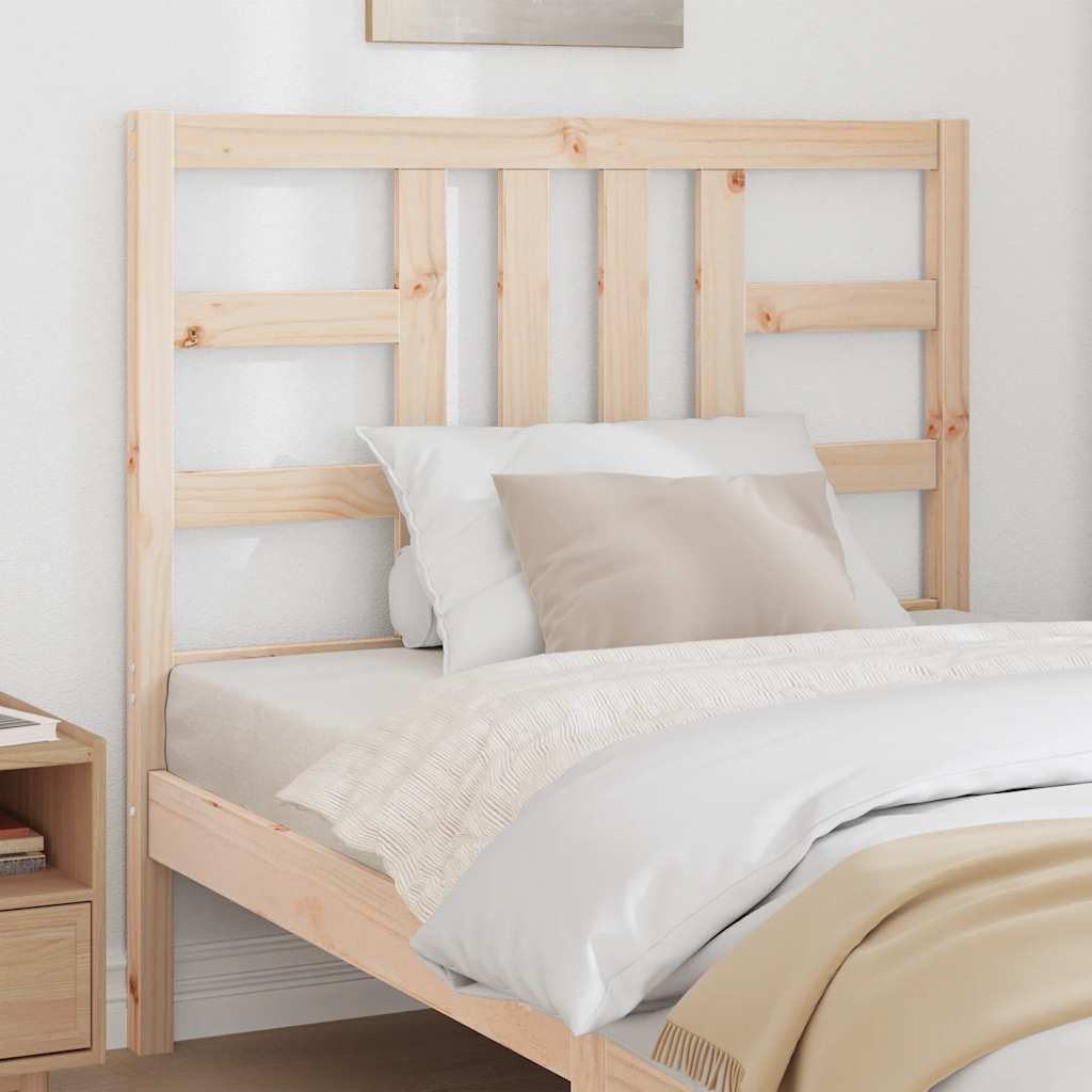 vidaXL Wezgłowie łóżka, 106x4x100 cm, lite drewno sosnowe