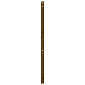 Čelo postele medově hnědé 106 x 4 x 100 cm masivní borovice - obrázek 5