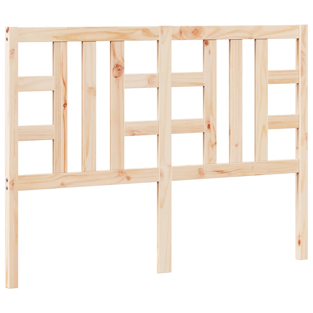 vidaXL Lovos galvūgalis, 141x4x100cm, pušies medienos masyvas-image-8720286948781