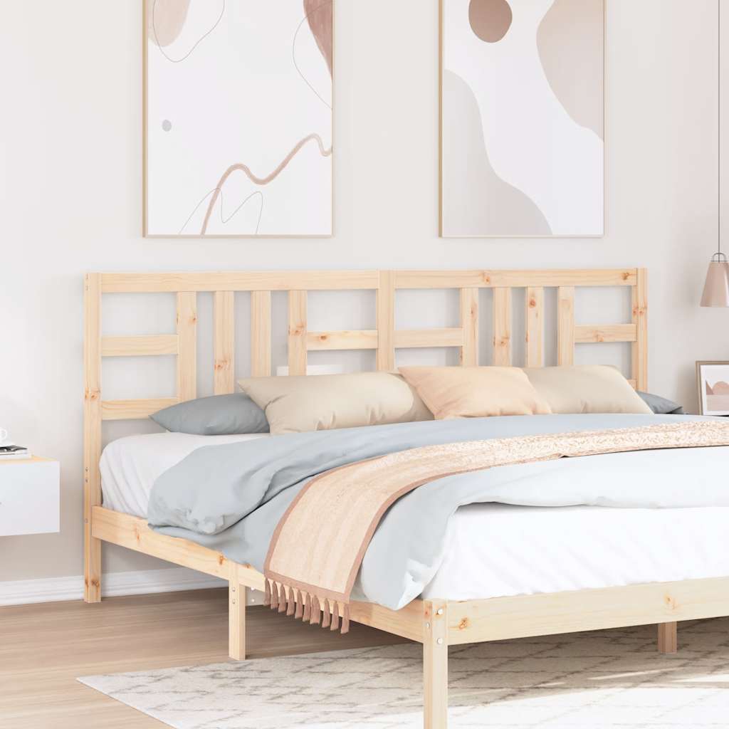 vidaXL Tăblie de pat, 206x4x100 cm, lemn masiv de pin