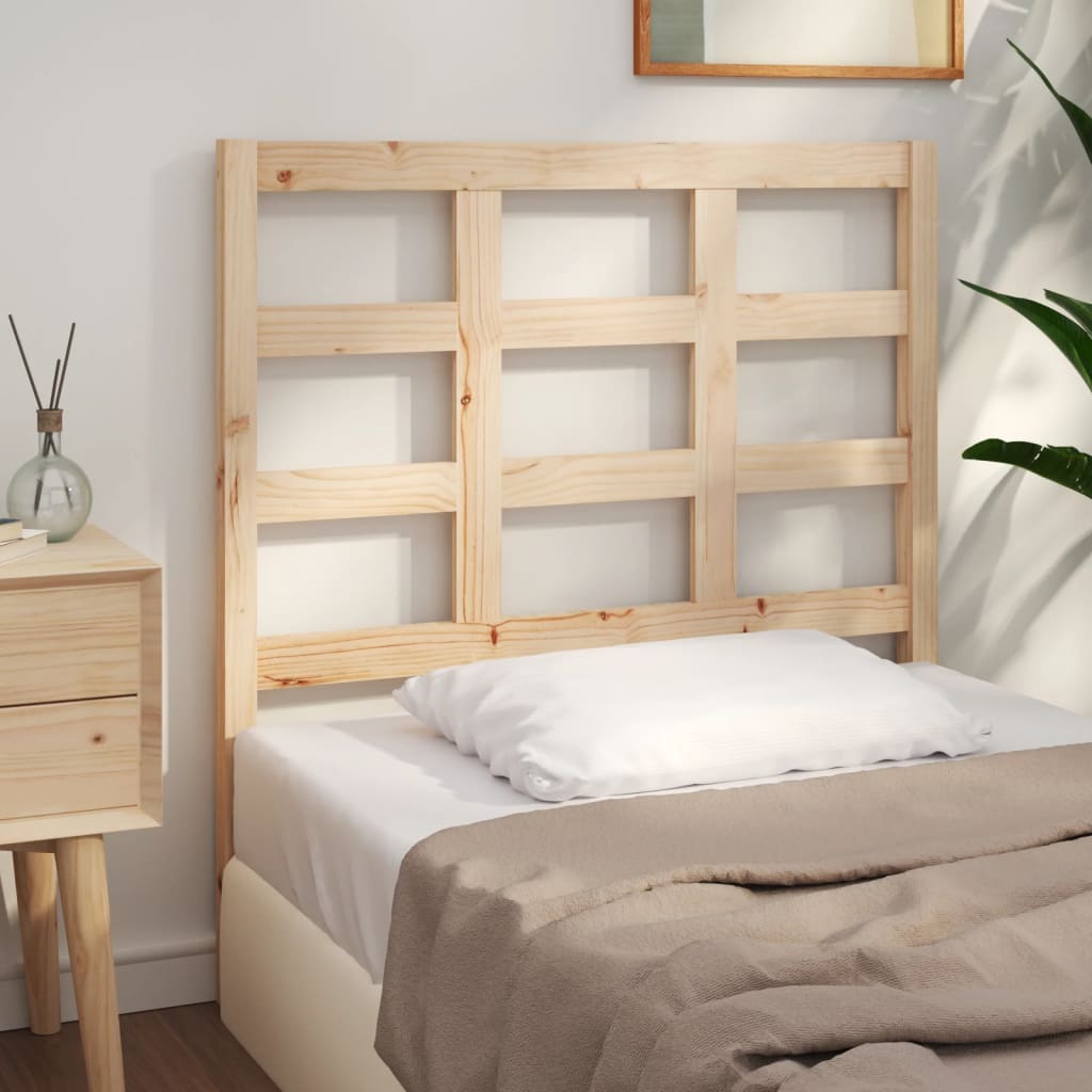 Cabecero de cama madera maciza de pino 95,5x4x100