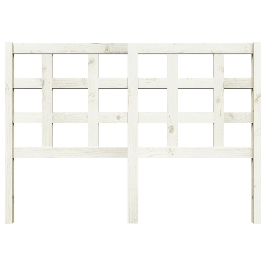 

vidaXL Hoofdbord 140,5x4x100 cm massief grenenhout wit