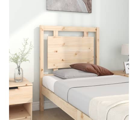 vidaXL T&ecirc;te de lit 80,5x4x100 cm Bois massif de pin