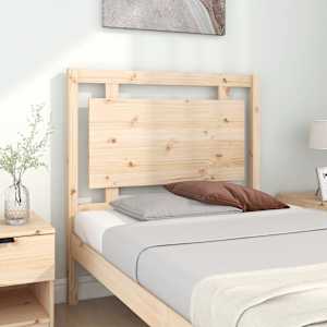 vidaXL Sengegavl 95,5x4x100 cm heltre furu