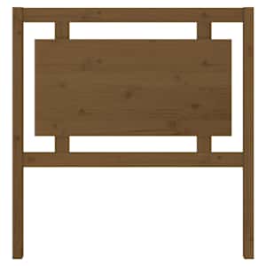 Čelo postele medově hnědé 95,5 x 4 x 100 cm masivní borovice - obrázek 4