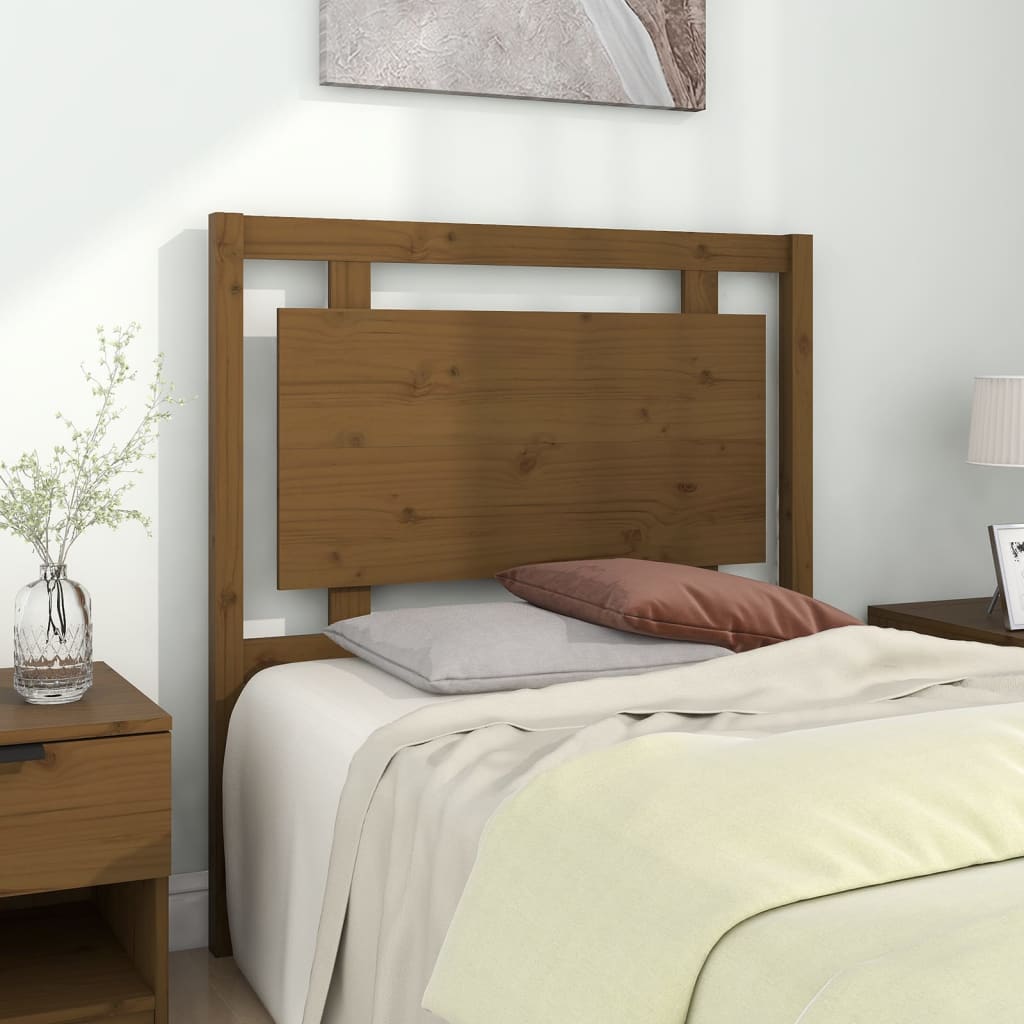 vidaXL Wezg�owie ��ka, miodowy br�z, 95,5x4x100 cm, lita sosna