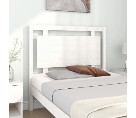 vidaXL S&auml;ngynp&auml;&auml;ty valkoinen 105,5x4x100 cm t&auml;ysi m&auml;nty