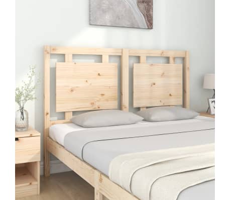 vidaXL t&ouml;m&ouml;r fenyőfa &aacute;gyfejt&aacute;mla 140,5 x 4 x 100 cm