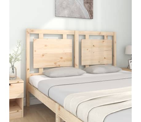 vidaXL T&ecirc;te de lit 145,5x4x100 cm Bois massif de pin