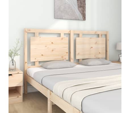 vidaXL Hoofdbord 165,5x4x100 cm massief grenenhout