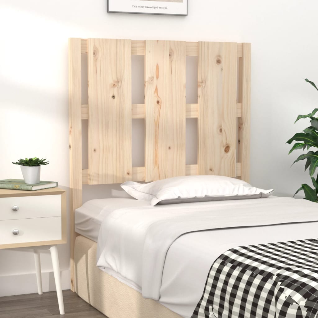 vidaXL Tăblie de pat, 80,5x4x100 cm, lemn masiv de pin vidaXL imagine 2022