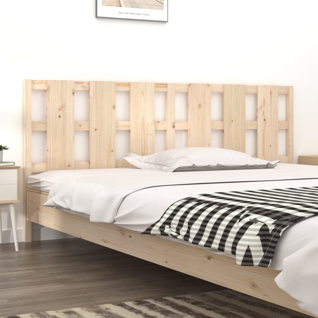 vidaXL Tăblie de pat, 205,5x4x100 cm, lemn masiv de pin vidaXL imagine 2022