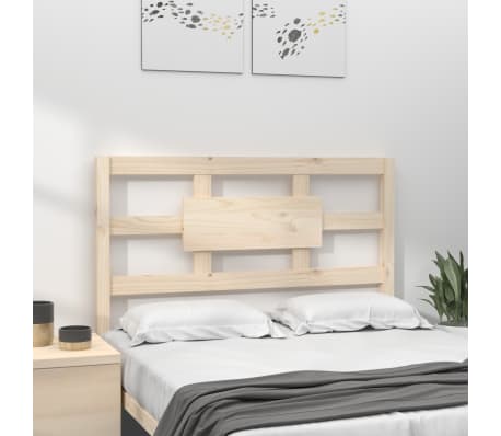 vidaXL Bed Headboard 80.5x4x100 cm Solid Wood Pine