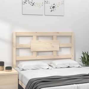 vidaXL Sengegavl 105,5x4x100 cm heltre furu