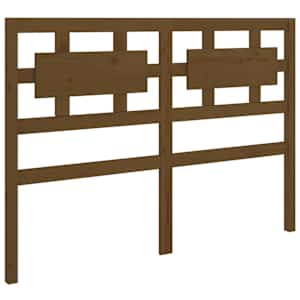 Čelo postele medově hnědé 205,5 x 4 x 100 cm masivní borovice - obrázek 2