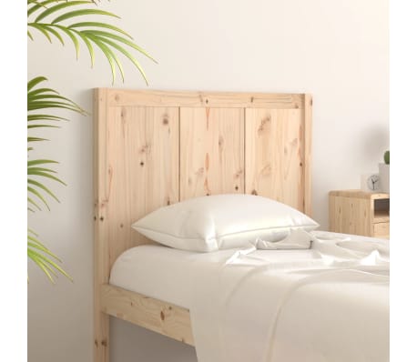 vidaXL T&ecirc;te de lit 80,5x4x100 cm Bois massif de pin