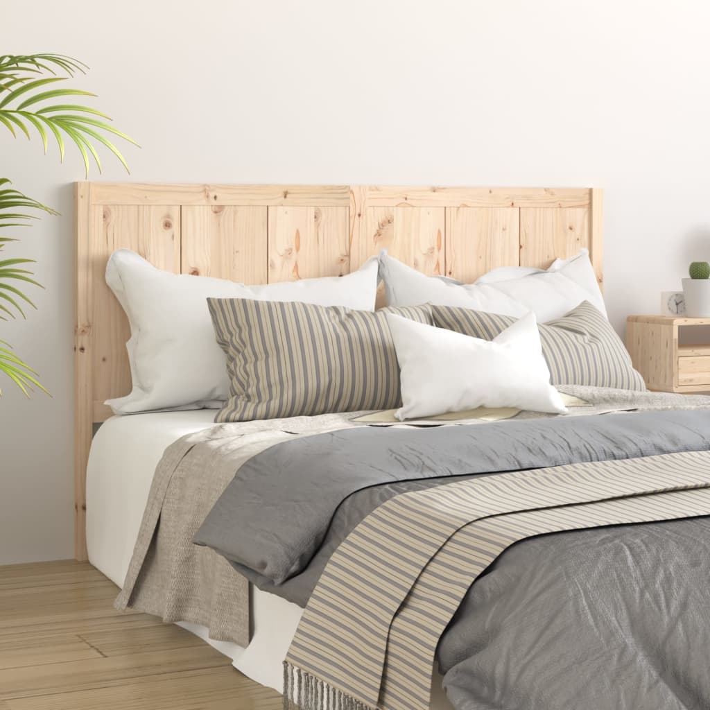 Cabecero de cama madera maciza de pino 145,5x4x100 cm