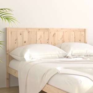 vidaXL Bed Headboard 185.5x4x100 cm Solid Pine Wood