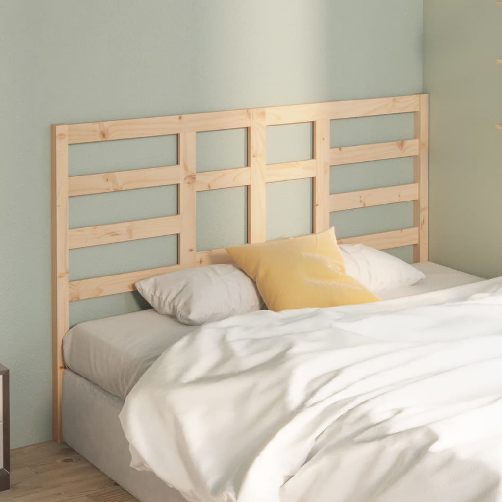 Cabecero de cama madera maciza de pino 146x4x104 cm
