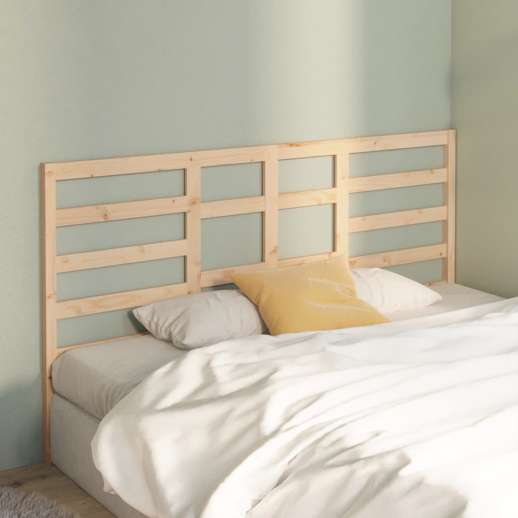 Cabecero de cama madera maciza de pino 206x4x104 cm