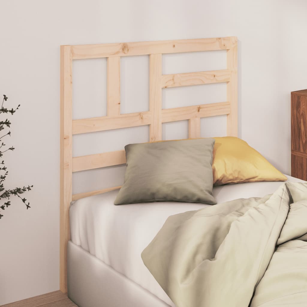 Cabecero de cama madera maciza de pino 81x4x104 cm