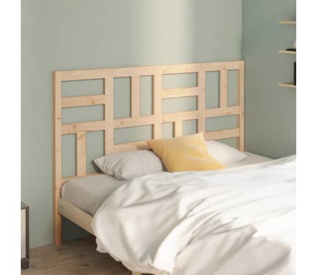 vidaXL T&ecirc;te de lit 156x4x104 cm Bois massif de pin
