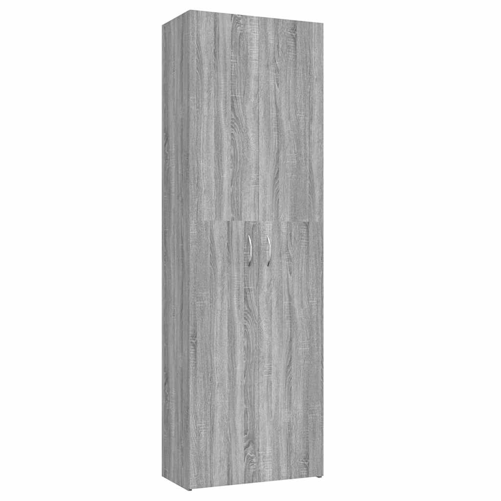 vidaXL Kancelářská skříň šedá sonoma 60 x 32 x 190 cm kompozitní dřevo