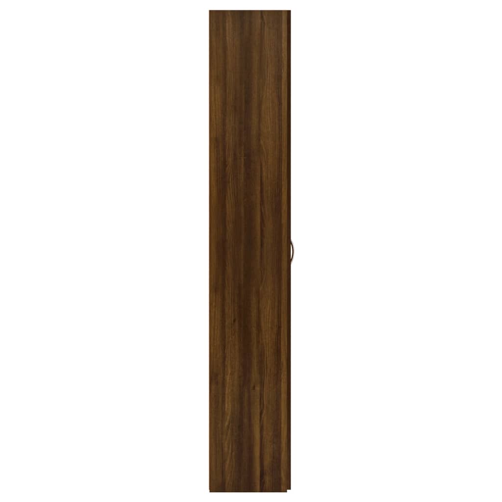  Kancelárska skrinka hnedý dub 60x32x190 cm spracované drevo