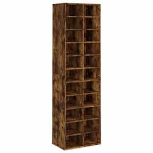 vidaXL raamatukapp, suitsutatud tamm, 54 x 34 x 183 cm, tehispuit