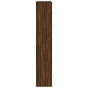 Botník hnědý dub 54 x 34 x 183 cm kompozitní dřevo - obrázek 5