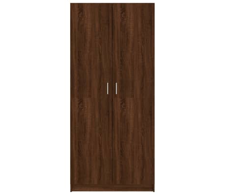 vidaXL Ormar boja smeđeg hrasta 80 x 52 x 180 cm od konstruiranog drva