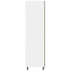 Lednička "Lyon" kouřový dub 60 x 57 x 207 cm, dřevěné - obrázek 5