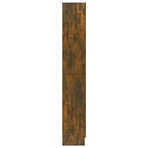 Vitrína kouřový dub 82,5 x 30,5 x 185 cm kompozitní dřevo - obrázek 6